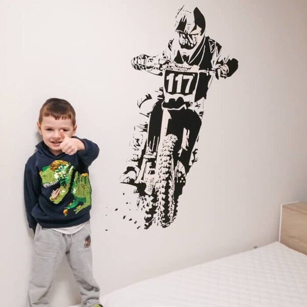 Adesivo da parete - Motocross