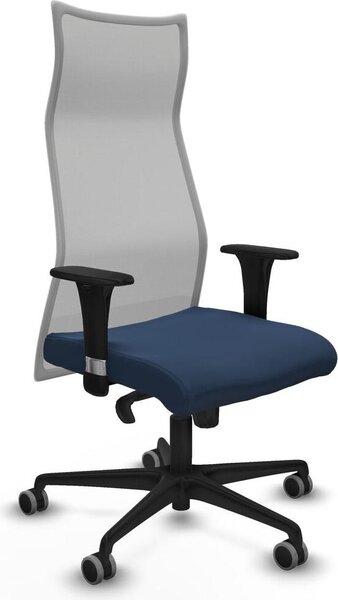 Sedia da ufficio Albacete XL, marca Piqueras y Crespo, modello B1C036G, colore blu navy