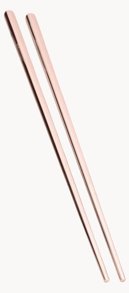 Set di 12 bacchette dorate Rose Gold