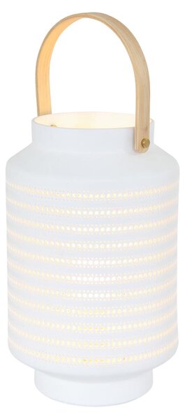 Lampada da tavolo - bianco - Porcelain - porcellana - Ø 14cm - E14 - 3058W - Anne Lighting