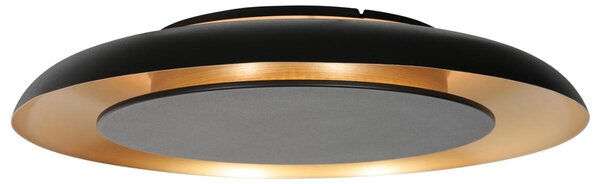 Plafoniera - nero - Golden Veil - metallo - Ø 60cm - LED - 4732ZW - Steinhauer