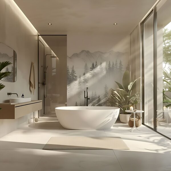 Vasca da bagno freestanding in acrilico ROMA 170