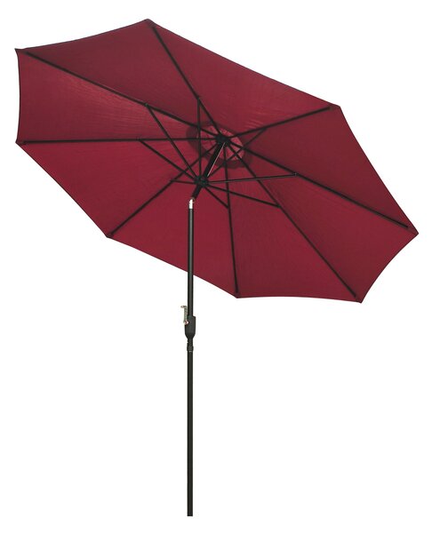 Outsunny Ombrelloni da giardino arredamento esterni ombrellone da terrazza esterno Inclinabile in Poliestere Impermeabile, Rosso Vino