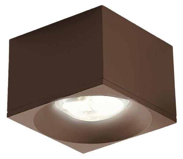 Plafoniera led promoingross pocket q10 ru 3000k metallo ruggine - Promoingross