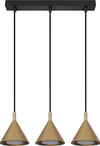 Brilagi - Lampadario a sospensione con cavo CONE TRIPLE 3xGX53/15W/230V dorato