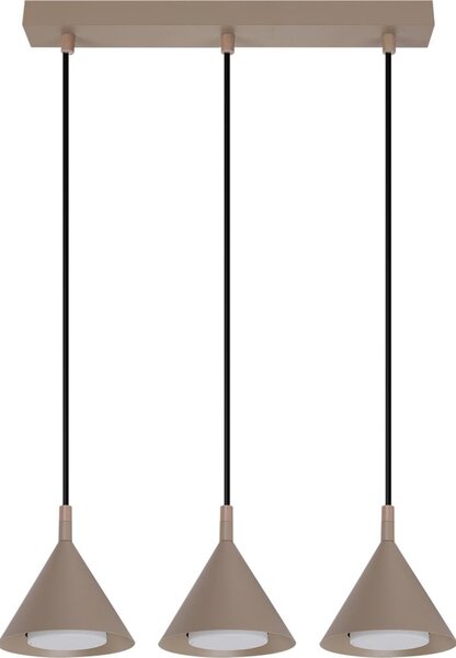 Brilagi - Lampadario a sospensione con cavo CONE TRIPLE 3xGX53/15W/230V beige