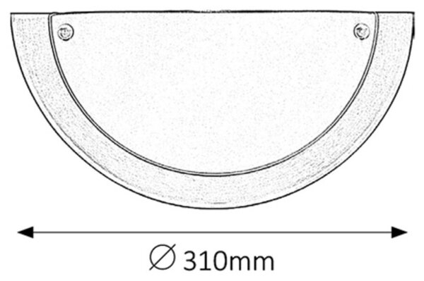 Rabalux 5181 - Applique UFO E27/60W/230V