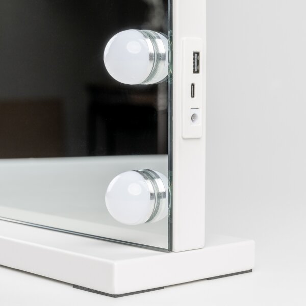 Brilagi - Specchio da trucco dimmerabile a LED HOLLYWOOD LED/15W/230V 55x70 cm bianco