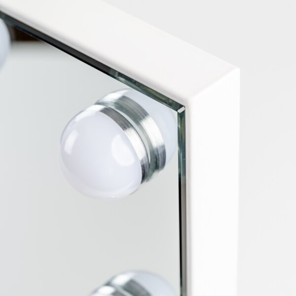 Brilagi - Specchio da trucco dimmerabile a LED HOLLYWOOD LED/15W/230V 55x70 cm bianco