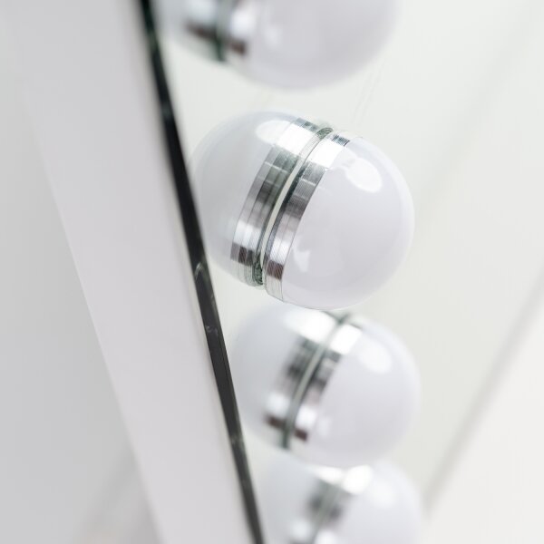 Brilagi - Specchio da trucco dimmerabile a LED HOLLYWOOD LED/15W/230V 55x70 cm bianco