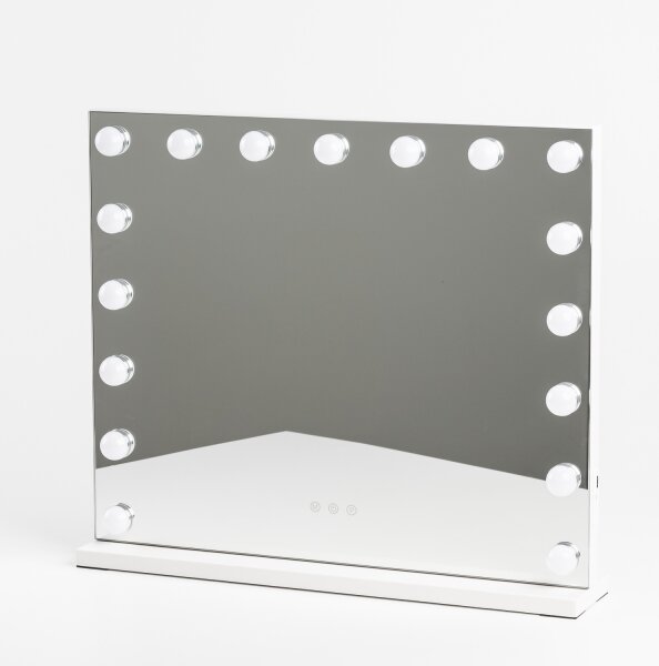 Brilagi - Specchio per trucco LED dimmerabile HOLLYWOOD LED/15W/230V 60x50 cm bianco