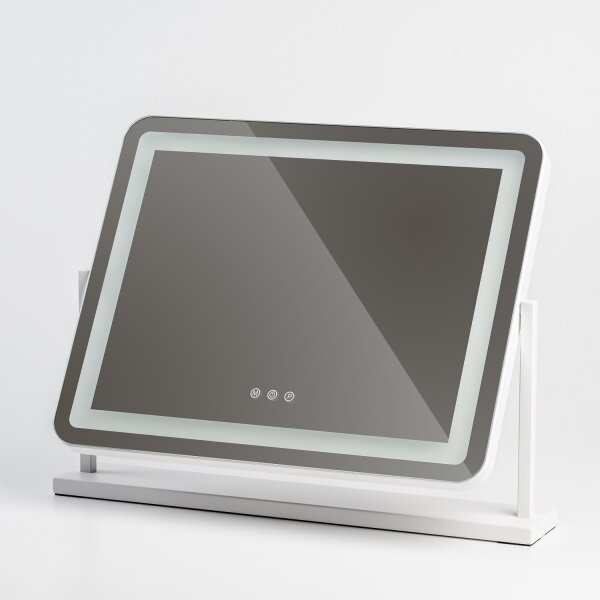 Brilagi - Specchio da trucco LED dimmerabile CALIFORNIA LED/25W/230V 55x44 cm bianco