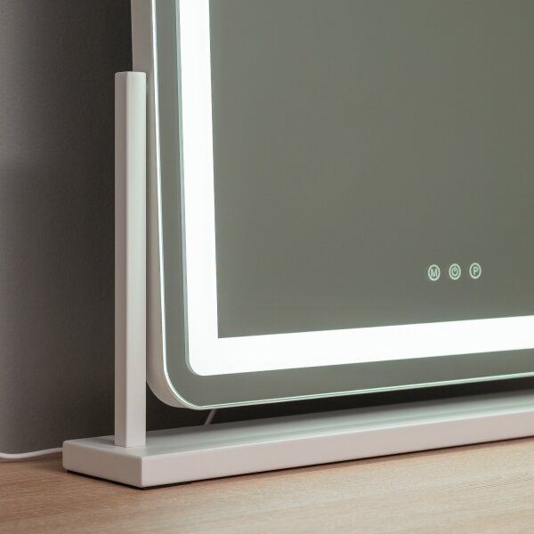 Brilagi - Specchio da trucco LED dimmerabile CALIFORNIA LED/25W/230V 55x44 cm bianco