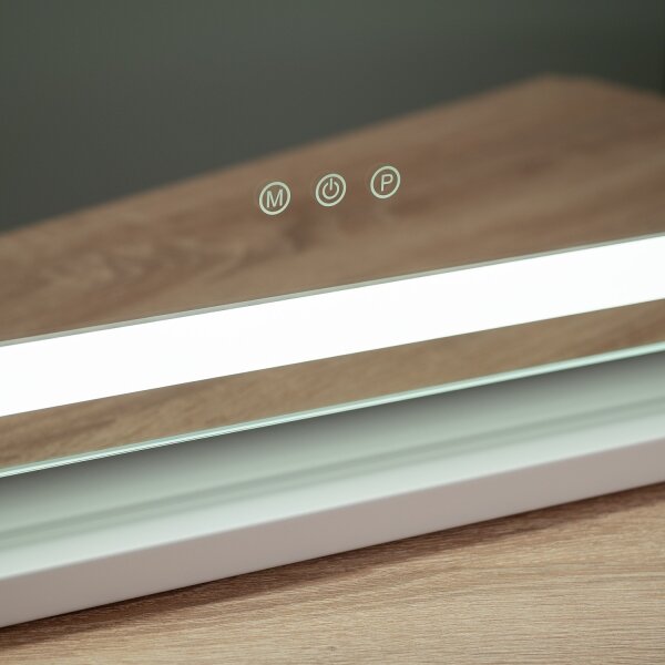 Brilagi - Specchio da trucco LED dimmerabile CALIFORNIA LED/25W/230V 55x44 cm bianco