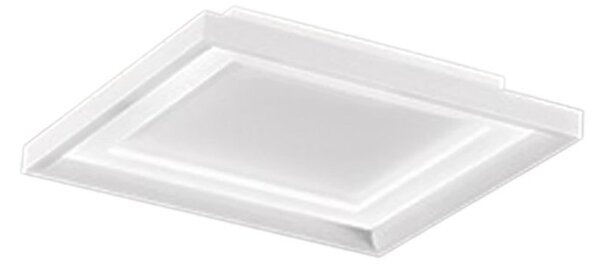 Plafoniera moderna perenz illumina panel 8428 b lc led 2400lm 3000k alluminio metallo acrilico bianco opaco - Perenz