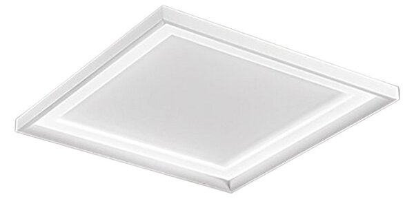 Plafoniera moderna perenz illumina panel 8430 b lc led 3200lm 3000k alluminio metallo acrilico bianco opaco - Perenz