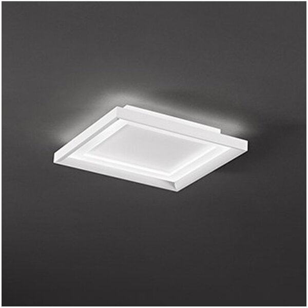 Plafoniera moderna perenz illumina panel 8428 b lc led 2400lm 3000k alluminio metallo acrilico bianco opaco - Perenz