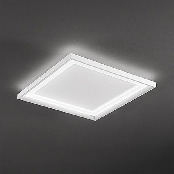 Plafoniera moderna perenz illumina panel 8430 b lc led 3200lm 3000k alluminio metallo acrilico bianco opaco - Perenz