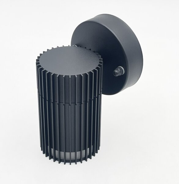 Faretto da parete per esterni LANTHEA 1x GU10/11W/230V IP44 nero