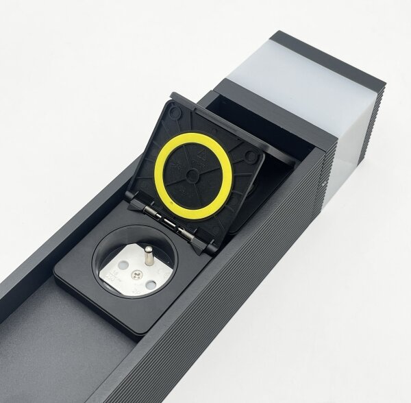 Lampada da esterno VESPER con 2 portalampade, 1xG9/5W/230V, IP44, 30 cm, nera