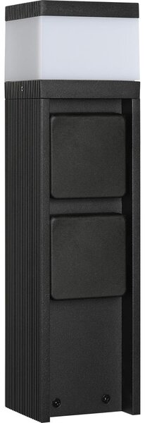 Lampada da esterno VESPER con 2 portalampade, 1xG9/5W/230V, IP44, 30 cm, nera