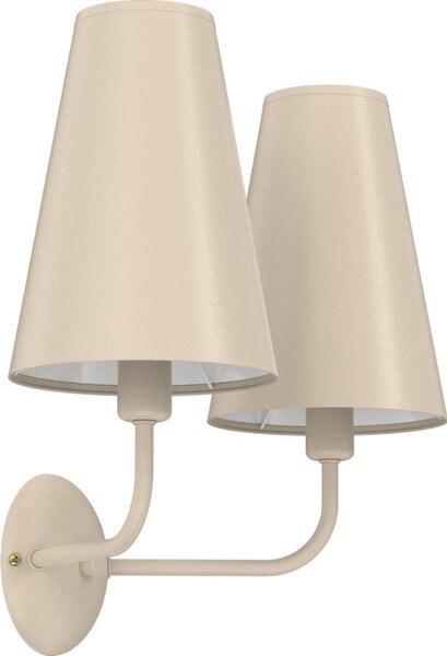 Applique da parete TORTOLA 2xE14/15W/230V beige
