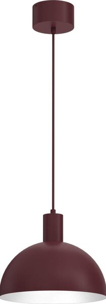 Lampada a sospensione su cavo HANDA 1xE27/15W/230V borgogna