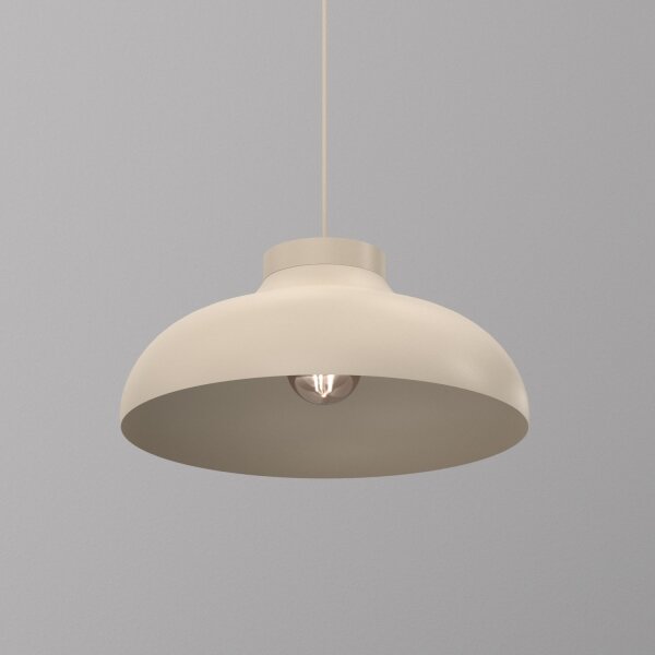 Lampadario a sospensione BASCA su cavo 1xE27/15W/230V, beige