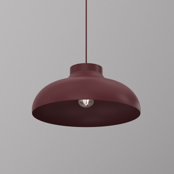 Lampadario a cavo BASCA 1xE27/15W/230V bordeaux