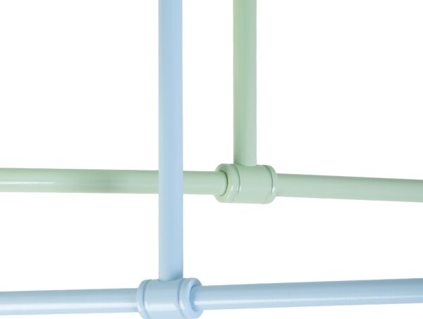 Plafoniera CAMBRIDGE 4xE27/15W/230V verde/blu