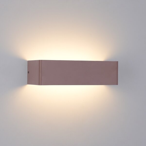 Brilagi - Lampada da parete per esterni LED DONNANI/12W/230V 30 cm marrone IP44