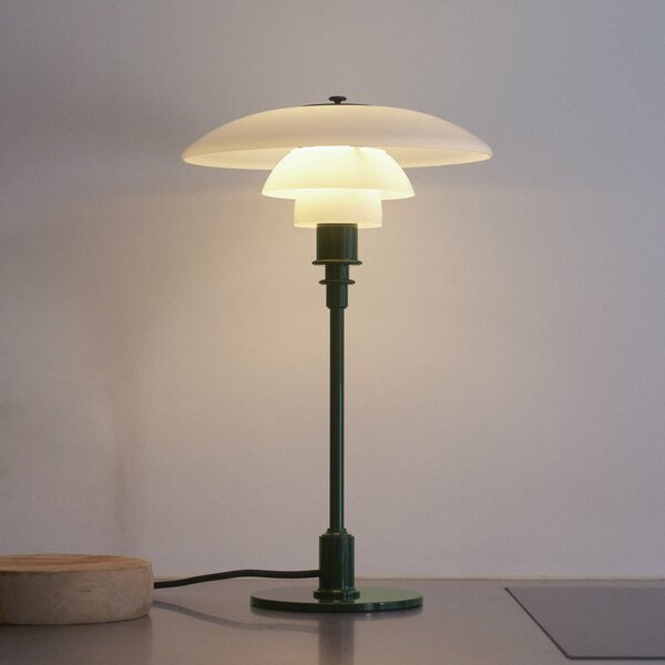 Lampade da tavolo Louis Poulsen, PH 2/1, Verde, Soggiorno, Vetro, Design