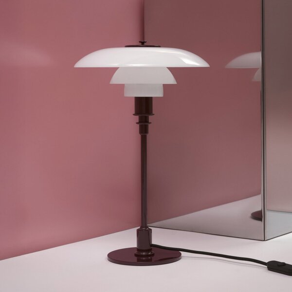 Lampade da tavolo Louis Poulsen, PH 3/2, Rosso, Soggiorno, Vetro, Design
