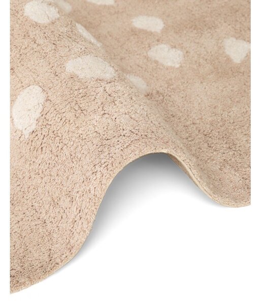 Tappeto per bambini beige in cotone lavabile/tessuto a mano 120x152 cm Snuggle Pucki – Hanse Home