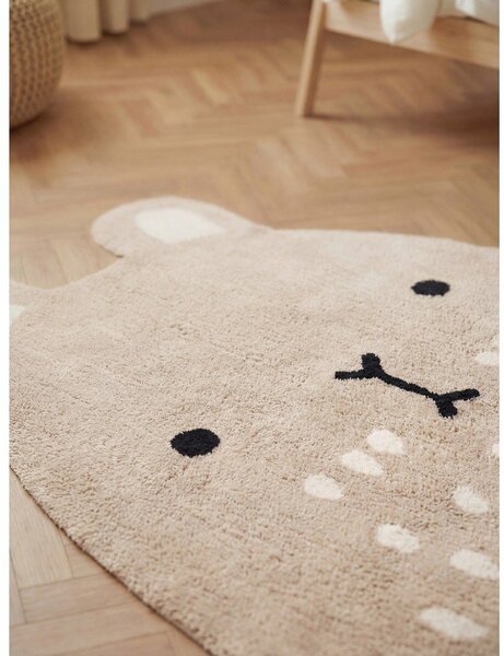 Tappeto per bambini beige in cotone lavabile/tessuto a mano 120x152 cm Snuggle Pucki – Hanse Home