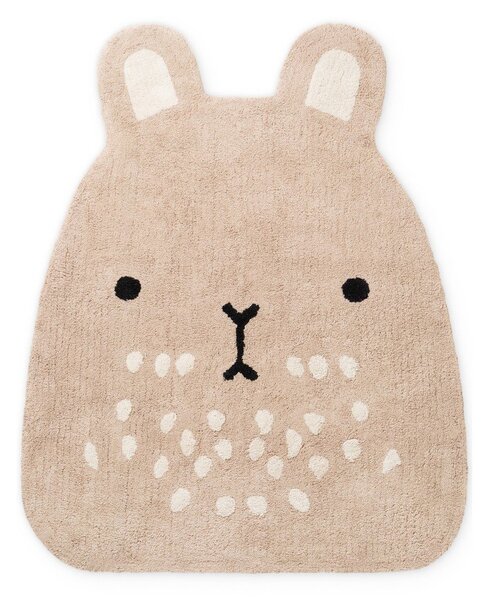 Tappeto per bambini beige in cotone lavabile/tessuto a mano 120x152 cm Snuggle Pucki – Hanse Home