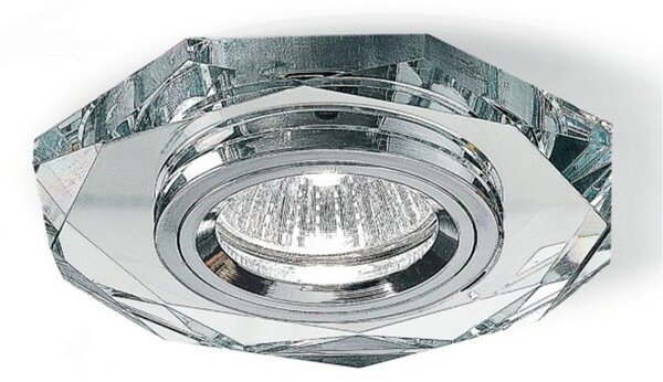 Faretto incasso vetro gea led ophelia gfa322 led spot esagonale moderno specchio cartongesso - Gea Led