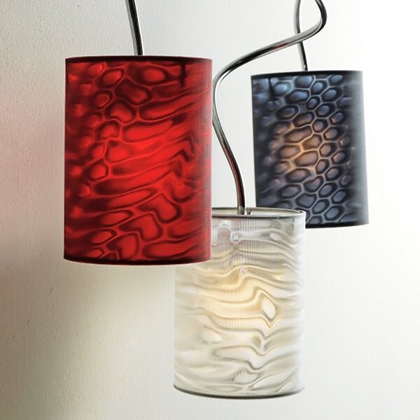 Plafoniera illuminando ginevra chic 3 g9 led pvc lampada parete soffitto metallo moderna modellabile interno - Illuminando