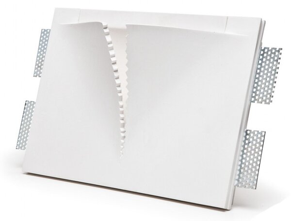 Applique incasso gesso belfiore 9010 spakko zig 2371a 35 gu10 led lampada parete cartongesso muratura - Belfiore - 9010