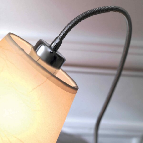 Abat-jour illuminando jazz soft av e27 led paralume metallo flessibile - Illuminando
