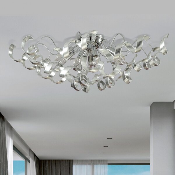 Plafoniera moderna padana lampadari trudy special plg e14 led vetro lampada soffitto - Padana Lampadari