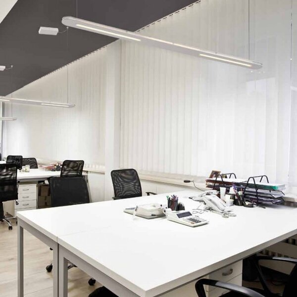 Lampadario moderno cattaneo tratto 754 90 s led biemissione - Cattaneo Illuminazione