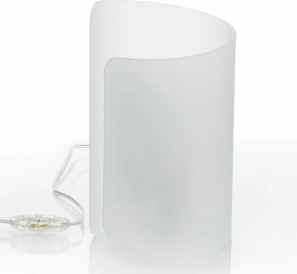 Abat-jour moderna selene illuminazione papiro 0372 053 e27 led vetro lampada tavolo - Selene Illuminazione