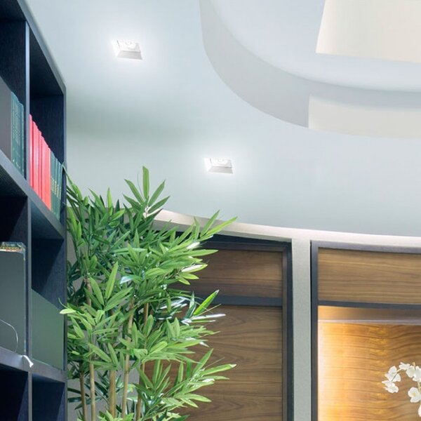 Faretto incasso gesso 9010 belfiore neo luce 0021.35 gu10 led lampada soffitto orientabile controsoffitto - Belfiore - 9010