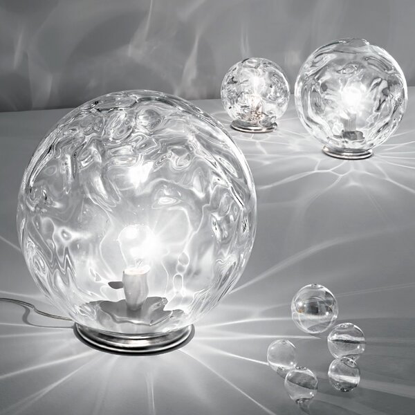 Abat-jour moderno due p illuminazione 2586 led vetro lampada tavolo - Due P Illuminazione