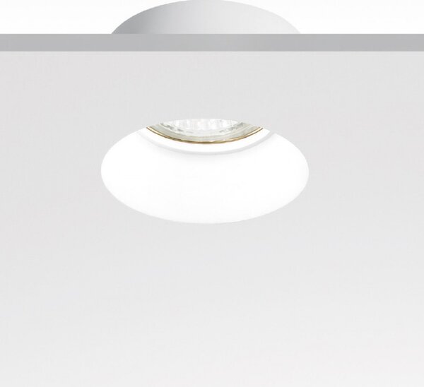 Faretto incasso gesso gea led bianca r gfa592 led spot moderno cartongesso scomparsa ottica fissa interno gu10 - Gea Led