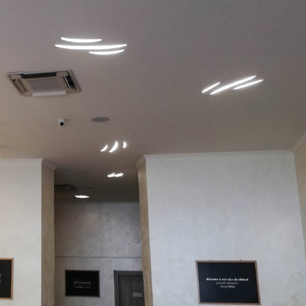 Plafoniera incasso gesso 9010 belfiore graffio 8917.3005 led sistema wireless lampada soffitto parete cartongesso - Belfiore - 9010
