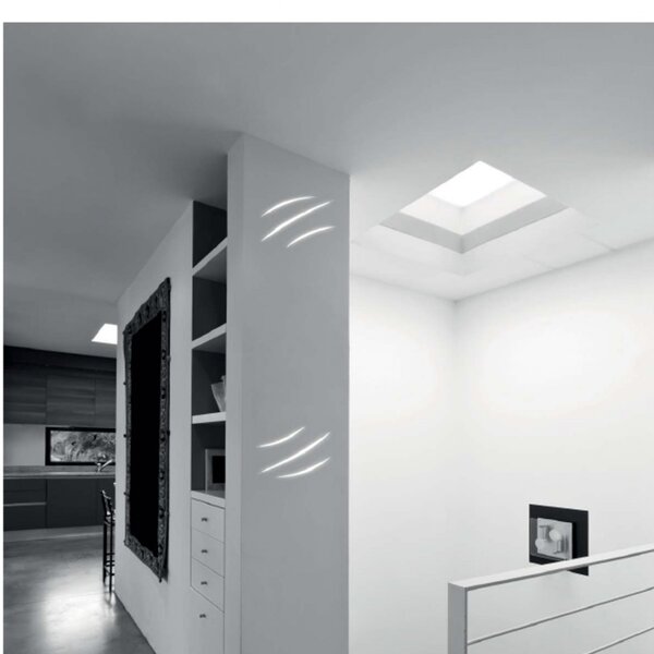 Plafoniera incasso gesso 9010 belfiore graffio 8917.3005 led sistema wireless lampada soffitto parete cartongesso - Belfiore - 9010