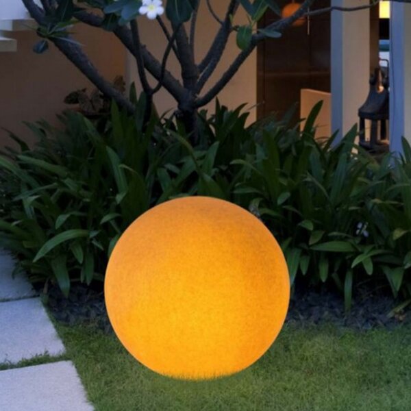 Lampada terra classica linea light group oh mars led sfera polietilene - Linea Light Group