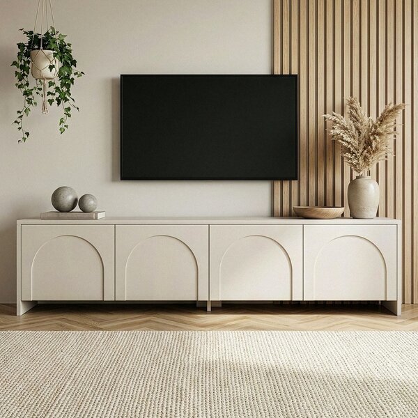 Mobile TV color crema 180x45x32 cm Aurelia – Kalune Design